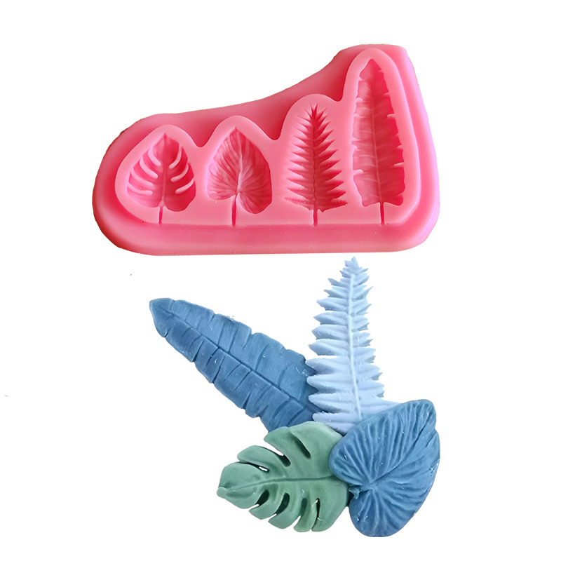Kitchen Equipment For Baking - Palm Leaves And Turtle Leaf Silicone