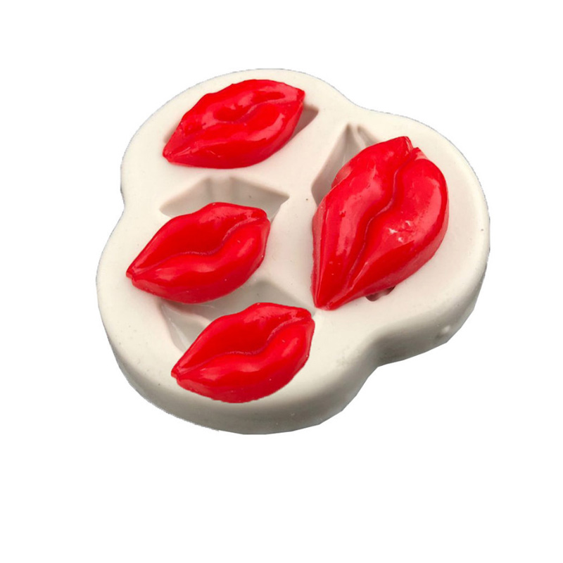 Kitchen Equipment For Baking - Sexy Lips Silicone Mold Fondant Mould