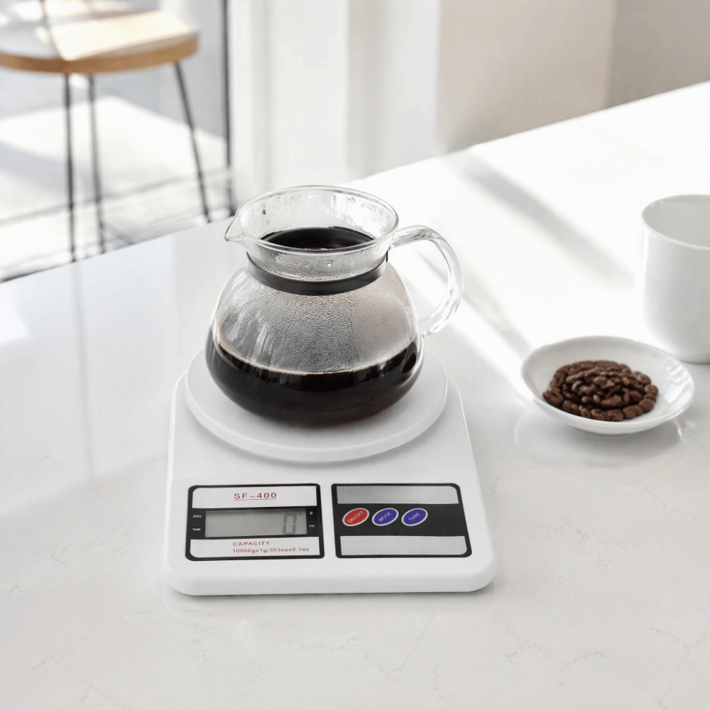 Kitchen Baking Unit - Practical ABS Digital Kitchen Scale White