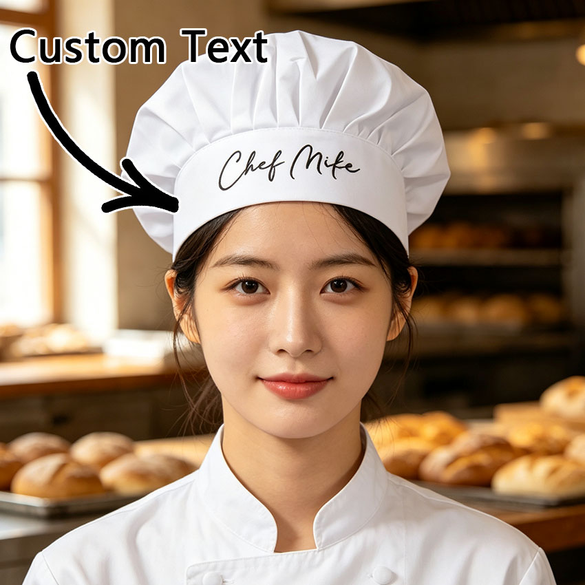 Kitchen Baking Gifts - Customized Personalized Chef Hats, with the