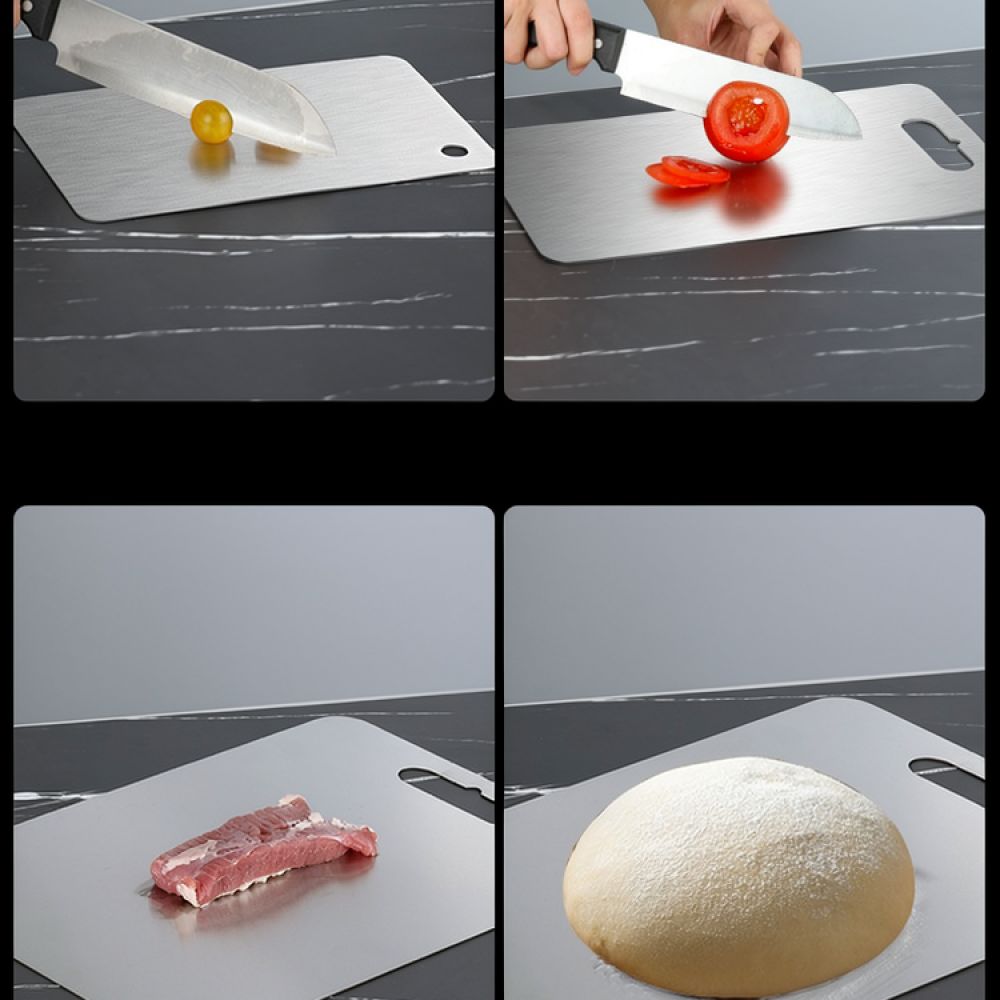 Kitchen With Baking Station - Professional Stainless Steel Chopping Block Kitchen