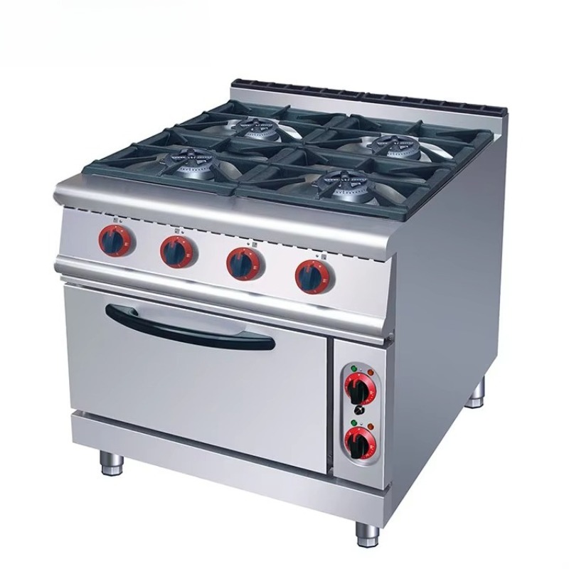 Kitchen Baking Appliances - Combo Gas Cooker Stove with Oven
