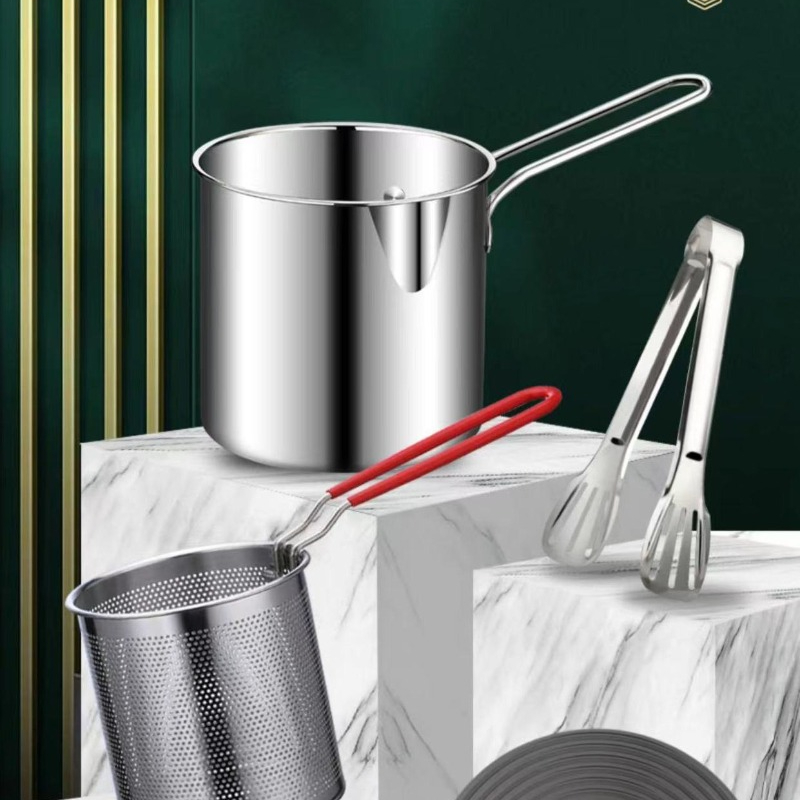 304 Stainless Steel Deep Fryer - Kitchen Baking Utensil recension och pris