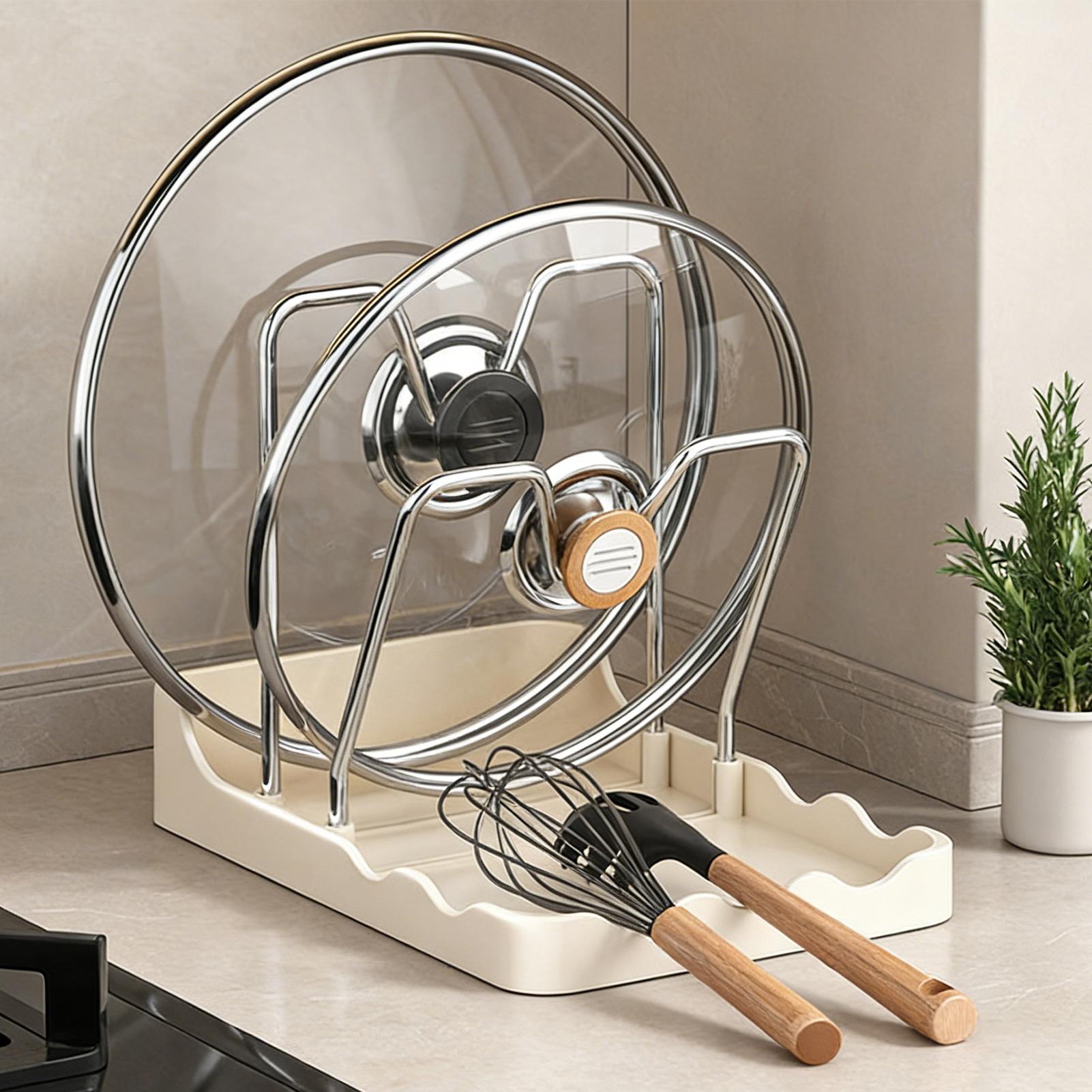 Pot Lid Holder Vertical Spoon  - Kitchen Baking Pantry recension och pris
