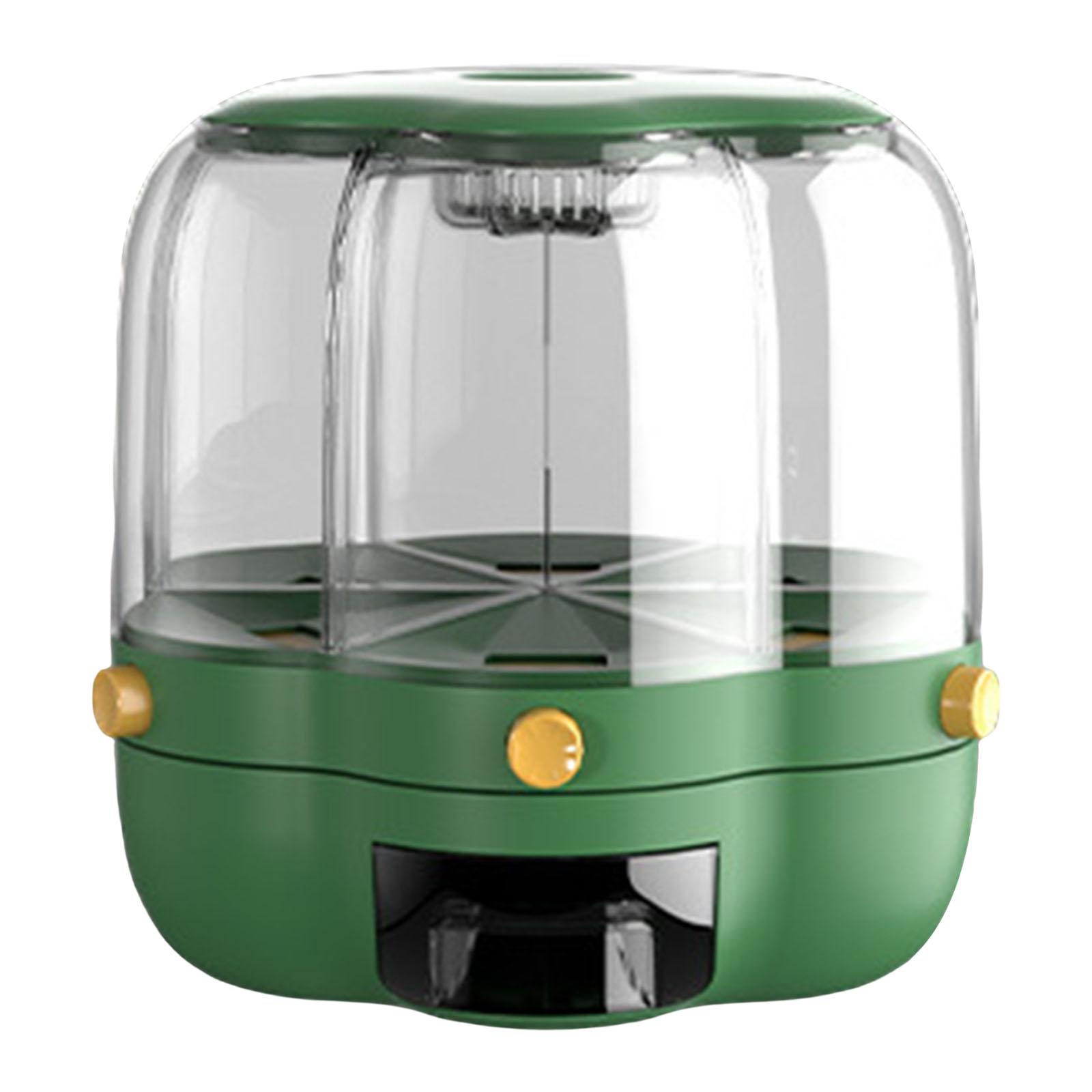 Rotating Cereal Dispenser Rice - Kitchen Baking Pantry recension och pris