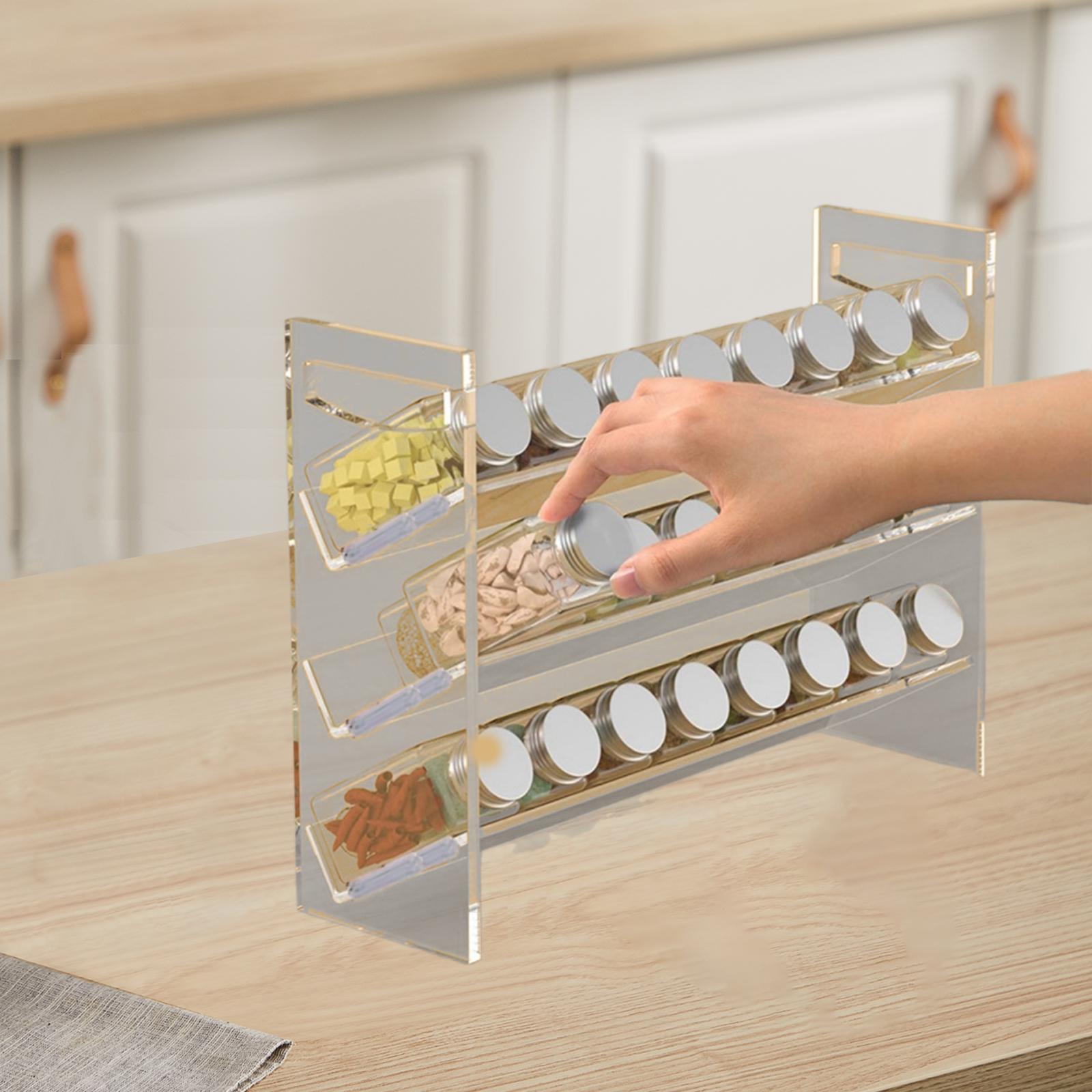 Acrylic Spice Rack Perfume Org - Kitchen Baking Pantry recension och pris
