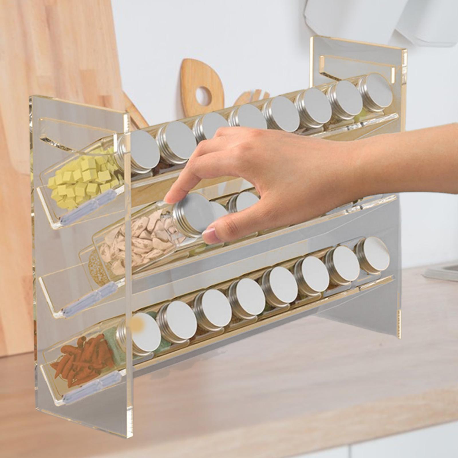Acrylic Spice Rack Perfume Org - Kitchen Baking Pantry recension och pris