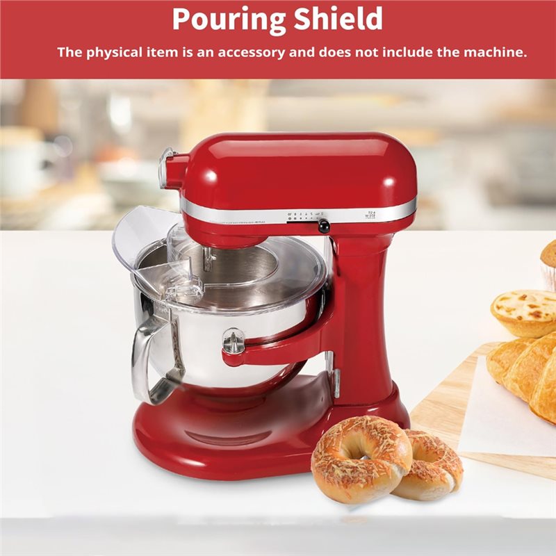 BABZ Clear for Splash Guard wi - Kitchen Aid Baking Mixer recension och pris