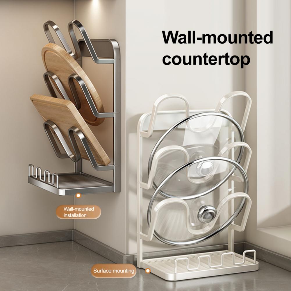 Kitchen Lid Storage Rack Pot L - Kitchen Baking Pan Organizer recension och pris