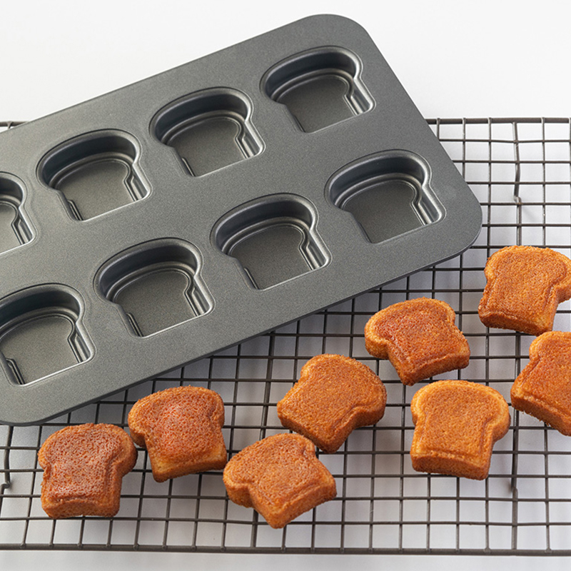 8 Cavity Toast Bread Pattern C - Kitchen Baking Ware recension och pris