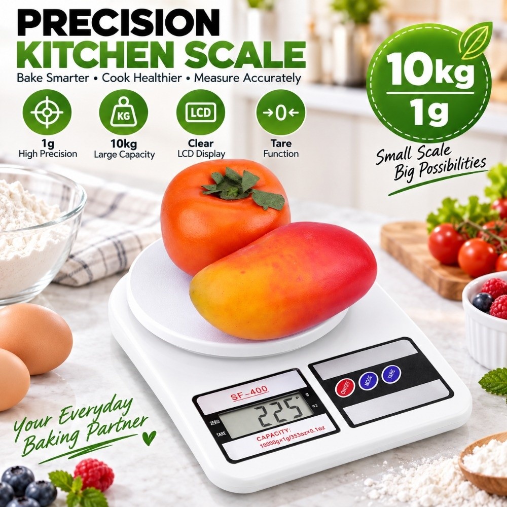 ABS Digital Kitchen Scale Whit - Kitchen Baking Unit recension och pris