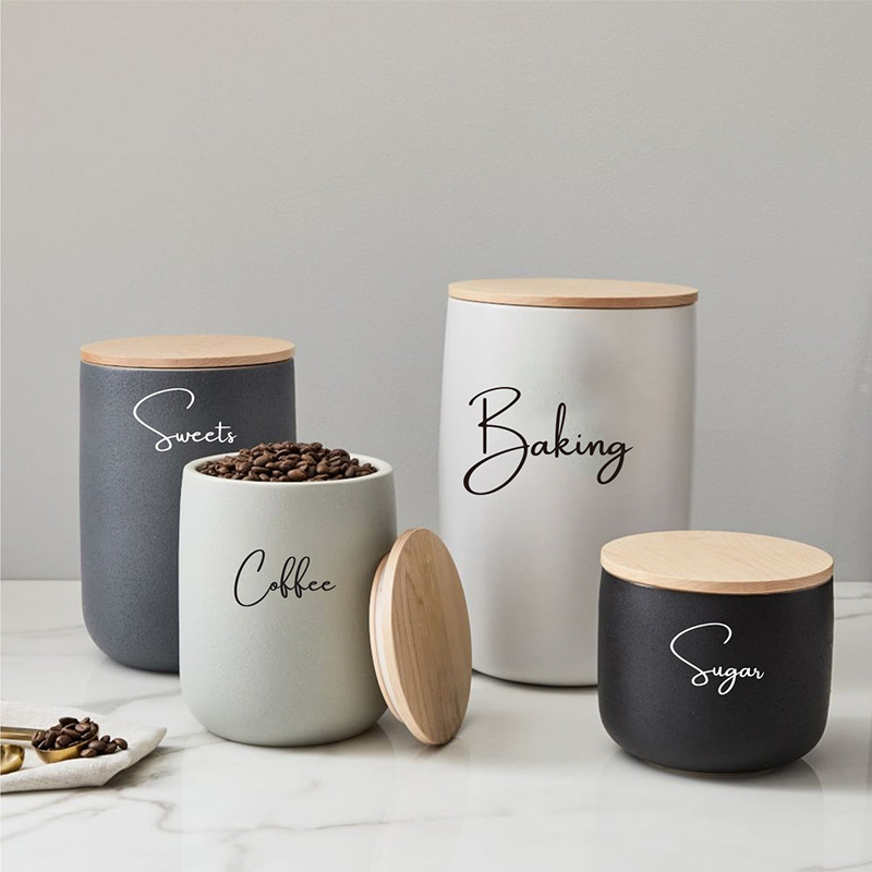 8Pcs Kitchen Organization Cani - Kitchen Baking Canisters recension och pris