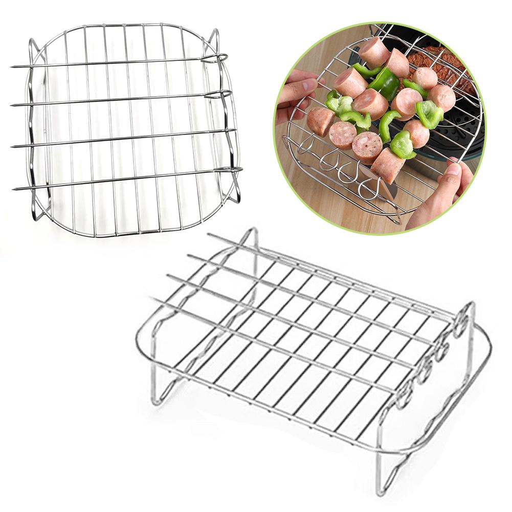Stainless Steel Air Fryer Bask - Kitchen Baking Pan Organizer recension och pris