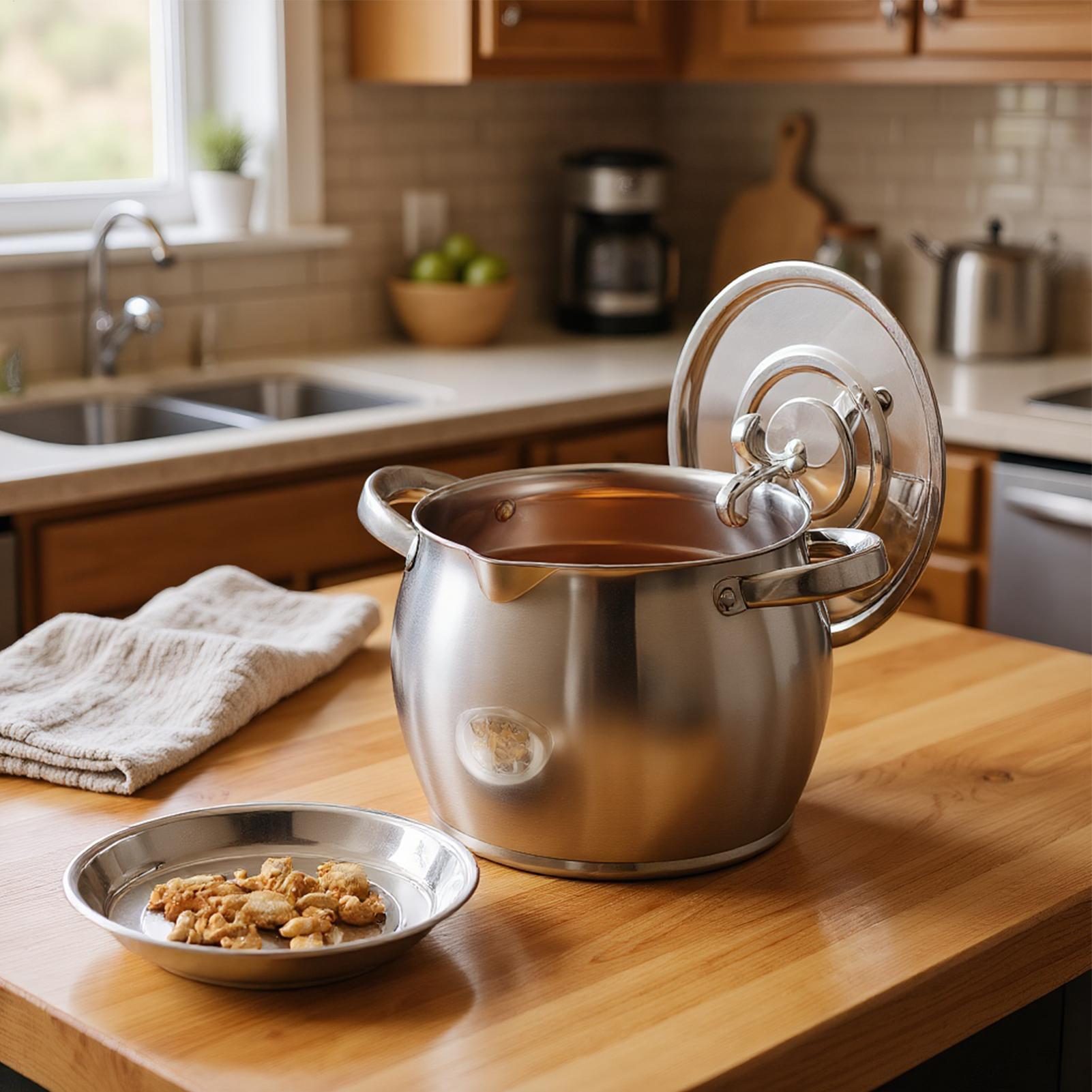 Grease Container Stainless Ste - Kitchen Baking Canisters recension och pris
