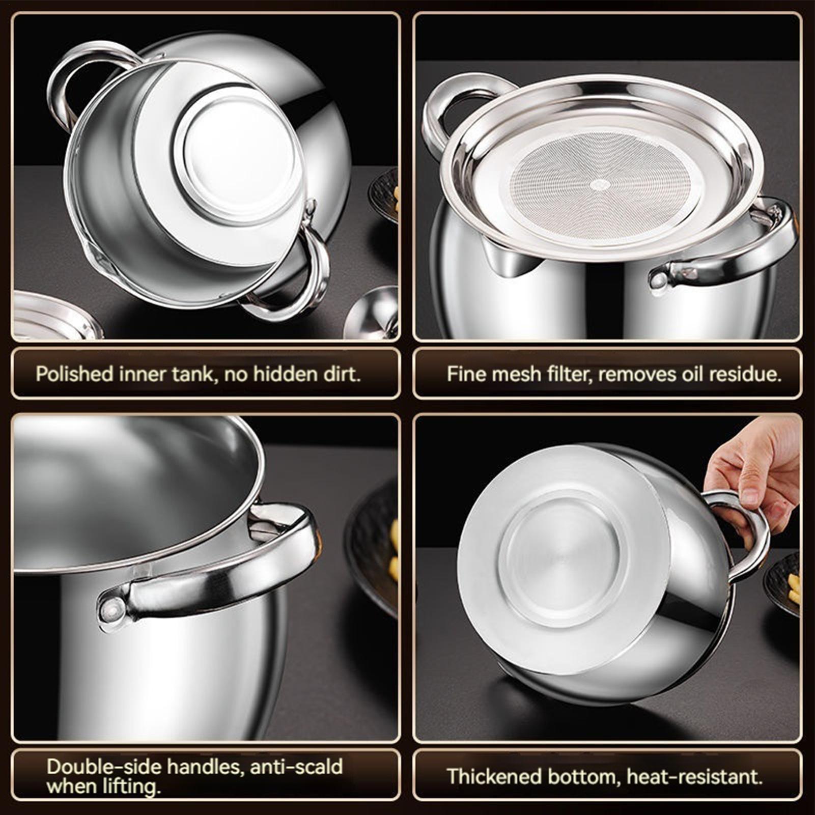 Grease Container Stainless Ste - Kitchen Baking Canisters recension och pris