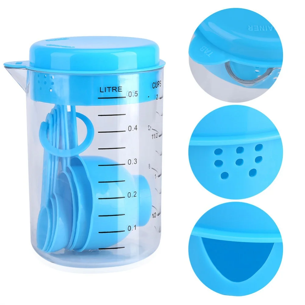 7 Pieces / Set Plastic Measuri - Kitchen Baking Ware recension och pris