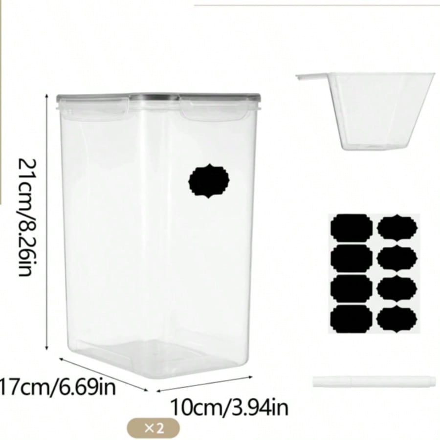 Extra Large Airtight Food Stor - Kitchen Baking Canisters recension och pris