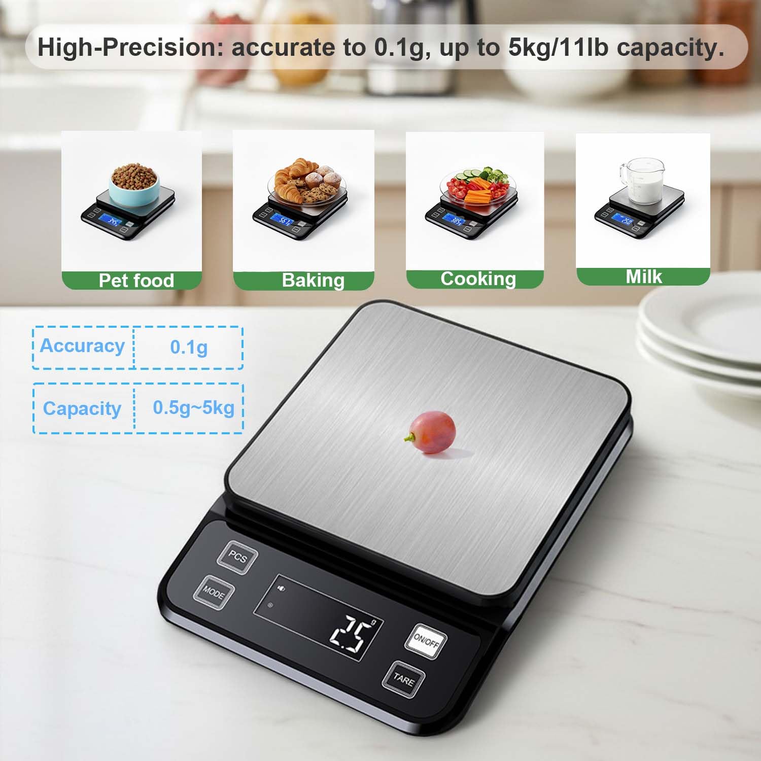 2026 New Waterproof Digital Ki - Kitchen Scale Precise recension och pris
