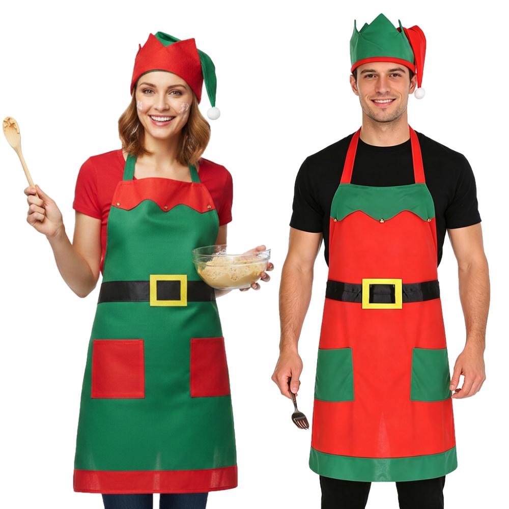 Christma Elf Kitchen Apron Set - Kitchen Baking Unit recension och pris