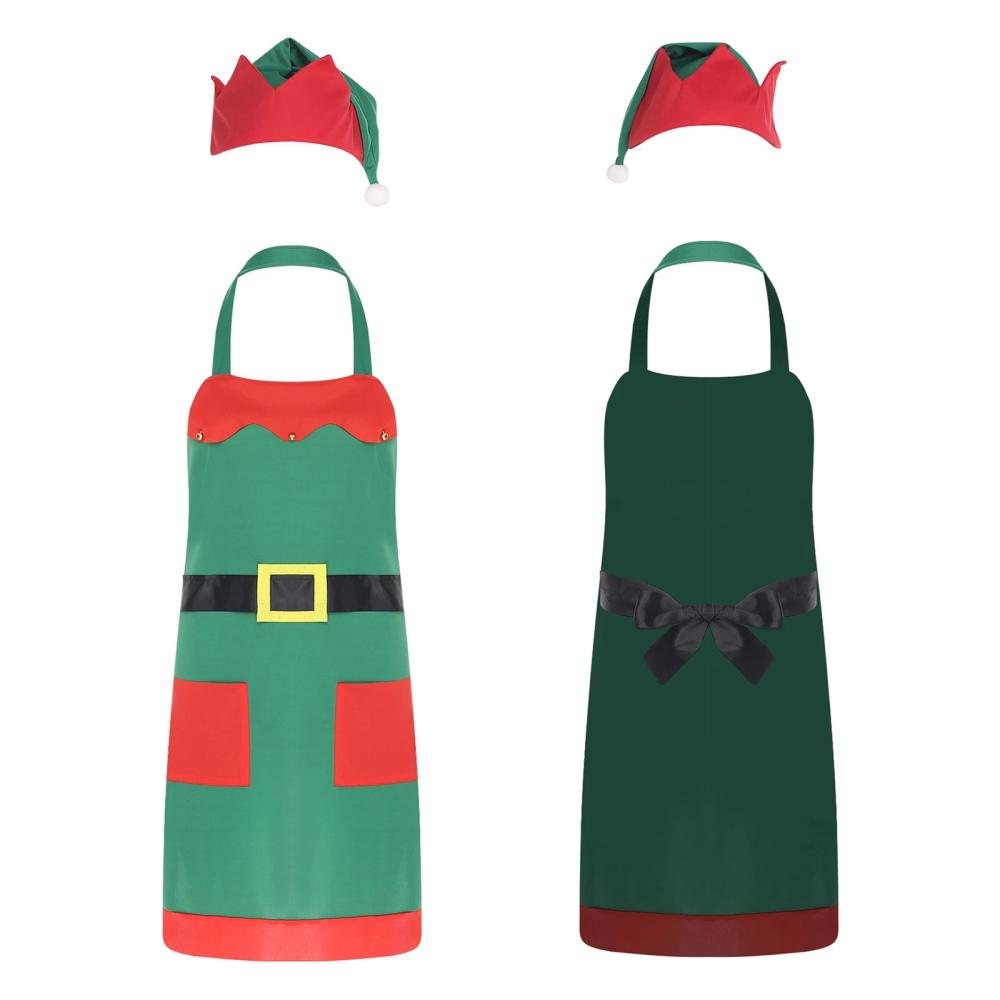 Christma Elf Kitchen Apron Set - Kitchen Baking Unit recension och pris