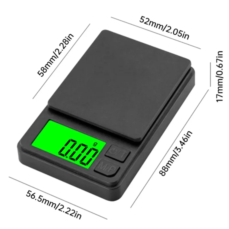 Precision Pocket Scale 1000g 0 - Kitchen Scale Precise recension och pris