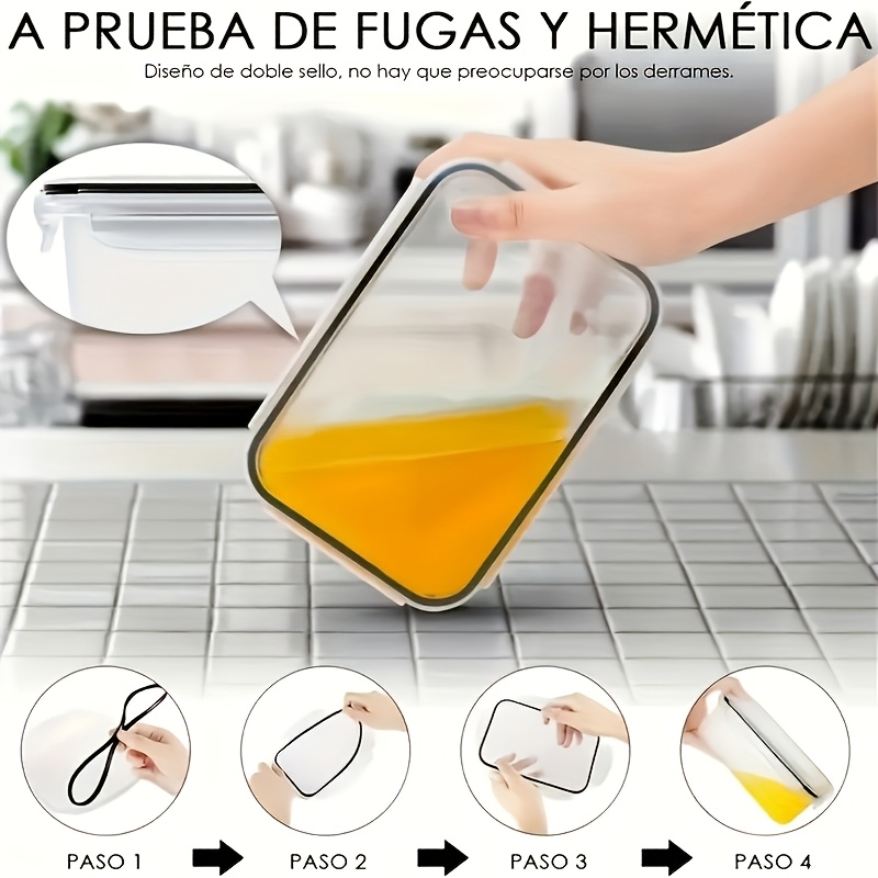 8Pcs Set Includes 4 Containers - Kitchen Zo recension och pris