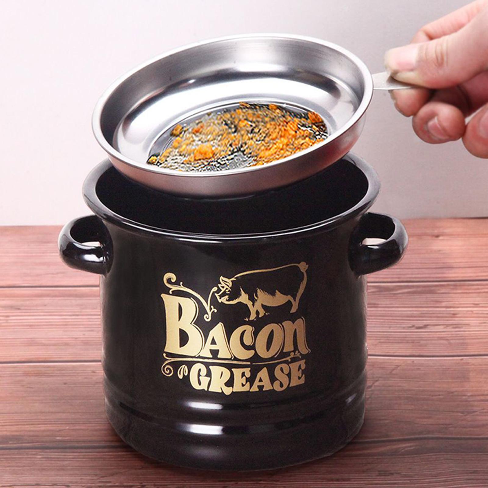 Bacon Grease Container 1200ml  - Kitchen Baking Canisters recension och pris
