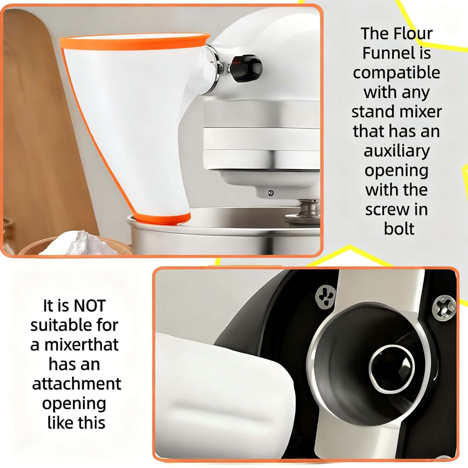 Flour Funne Mixer for Kitchen  - Kitchen Aid Baking Mixer recension och pris