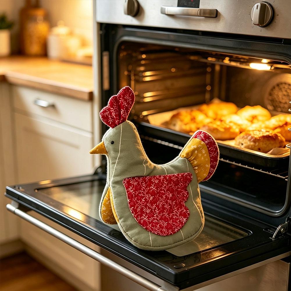 Handmade Hen Shaped Oven Mitt  - Kitchen Baking Ware recension och pris