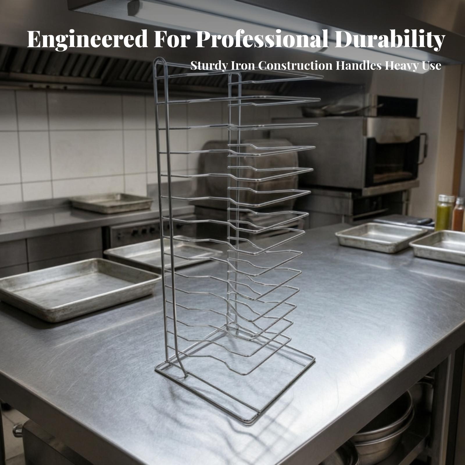 Vertical Pizza Cooling Rack fo - Kitchen Baking Pan Organizer recension och pris