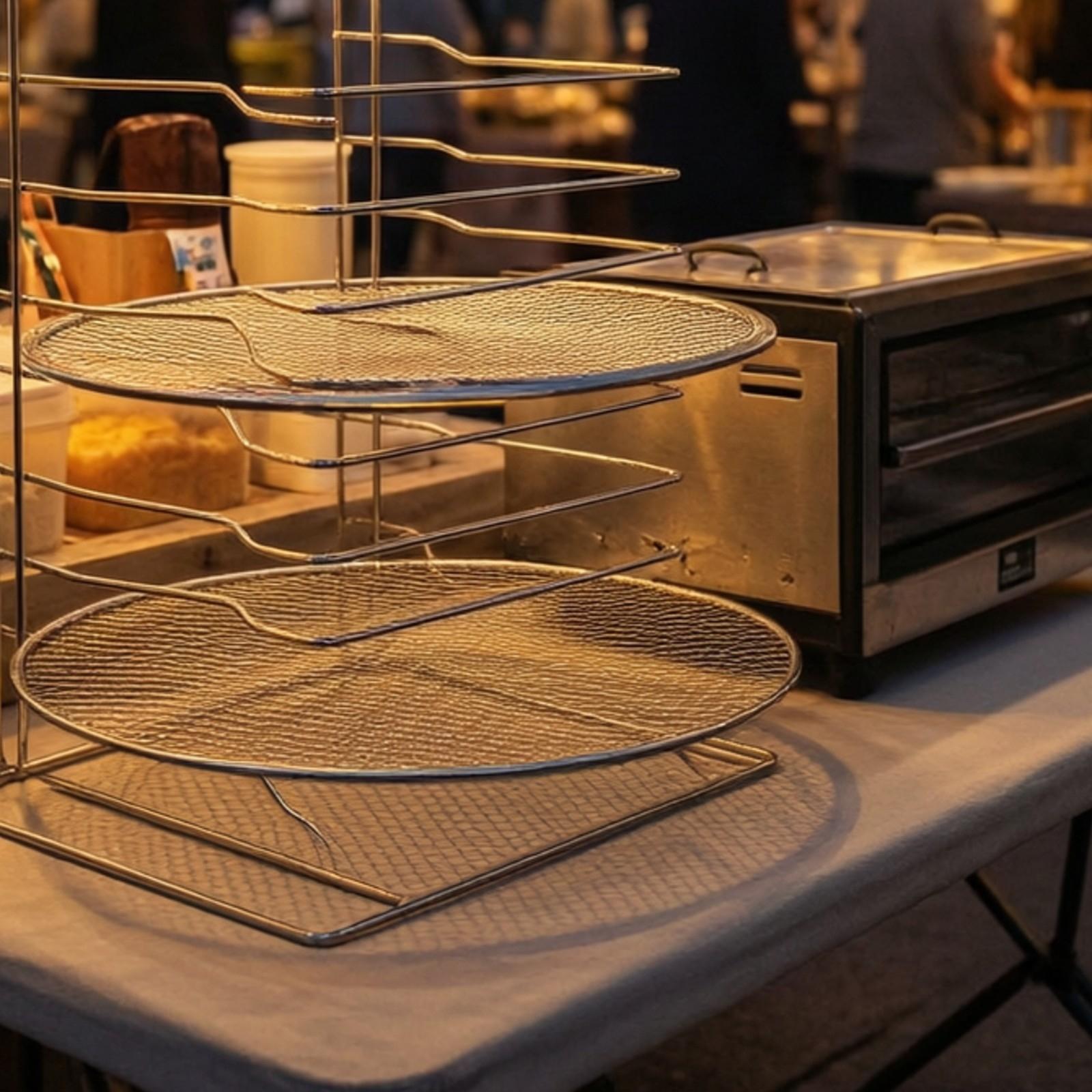 Vertical Pizza Cooling Rack fo - Kitchen Baking Pan Organizer recension och pris