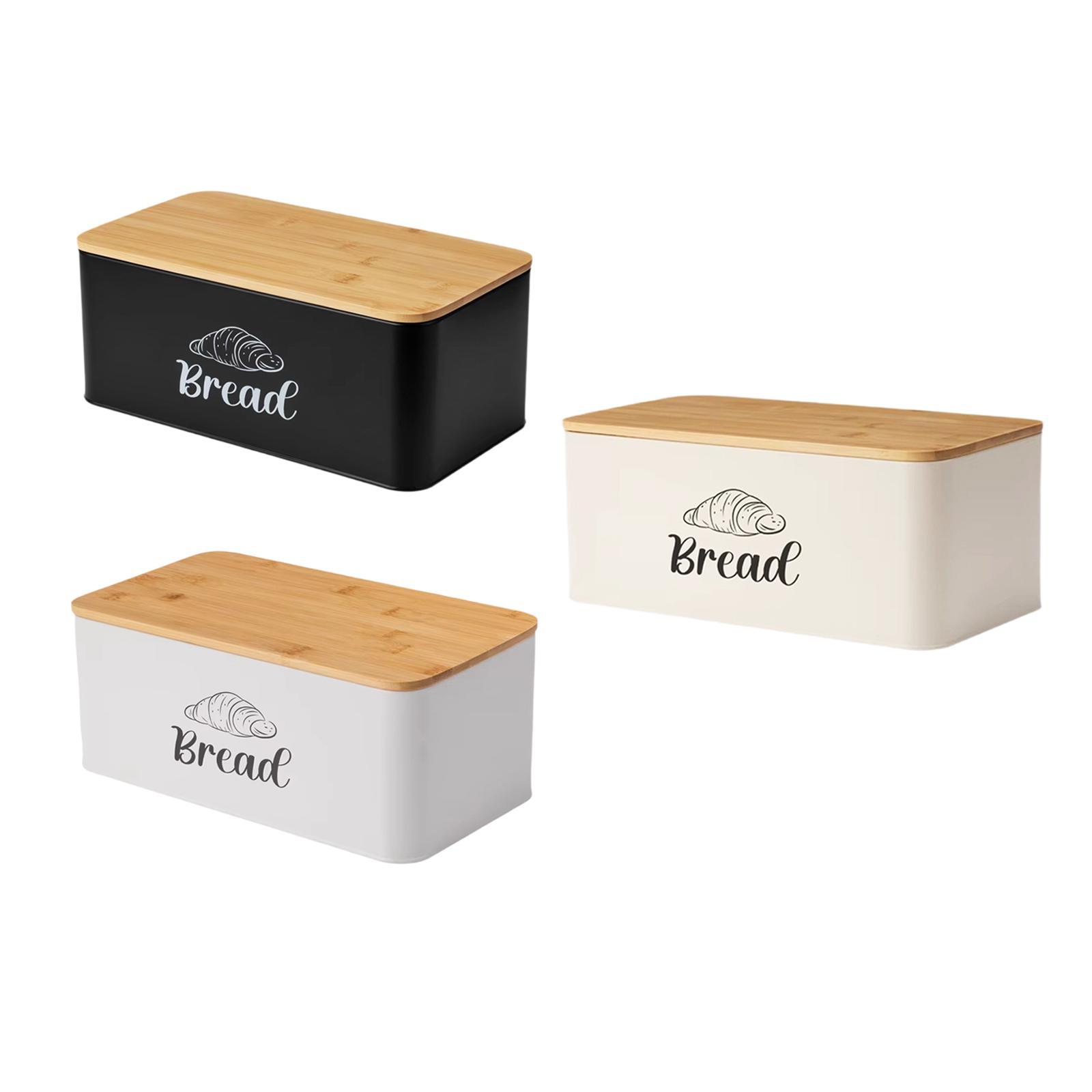 Bread Box for Kitchen Countert - Kitchen Baking Pantry recension och pris