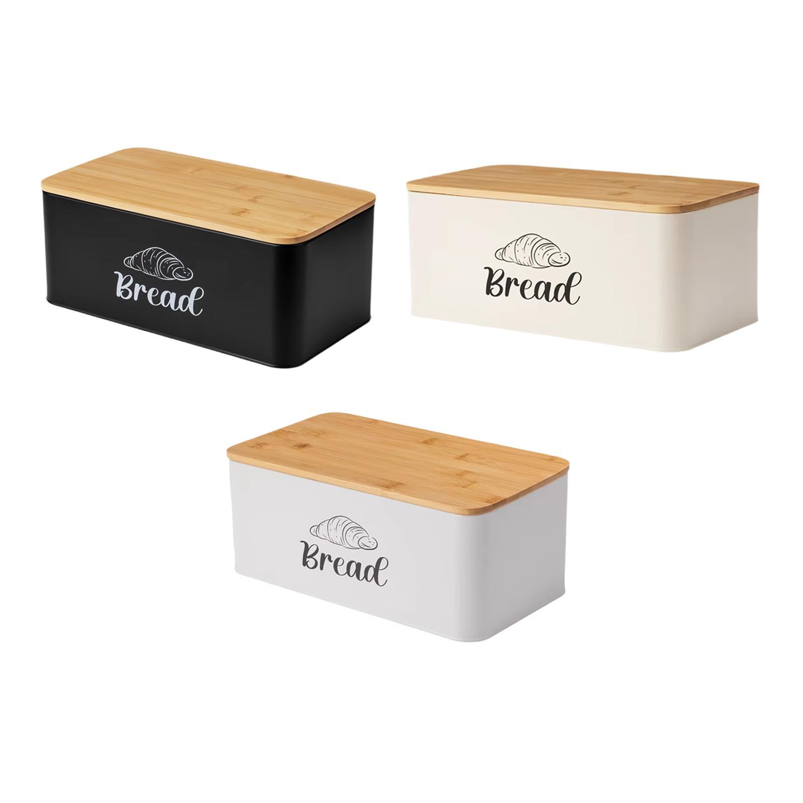 Bread Box for Kitchen Countert - Kitchen Baking Pantry recension och pris