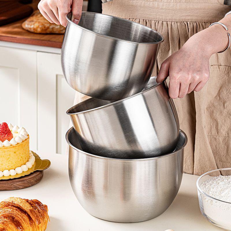 1Pc Stainless Steel Mixing Bow - Kitchen Baking Bowls recension och pris