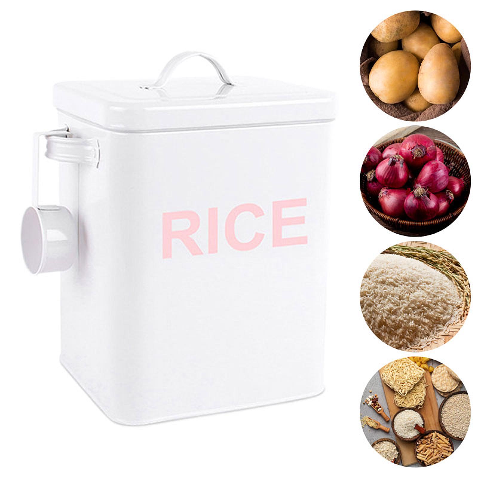 Sealed Metal Rice Storage Box  - Kitchen Baking Pantry recension och pris