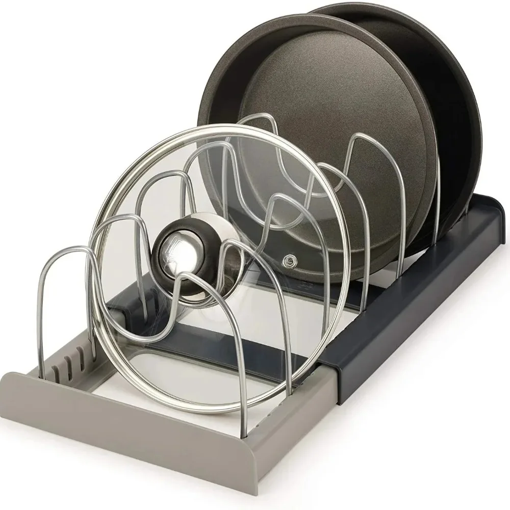 2026 7-Grid Retractable Pot Ra - Kitchen Baking Pan Organizer recension och pris