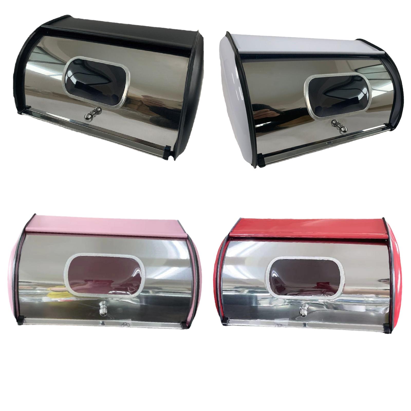 Roll Top Bread Bin Bread Box M - Kitchen Baking Pantry recension och pris