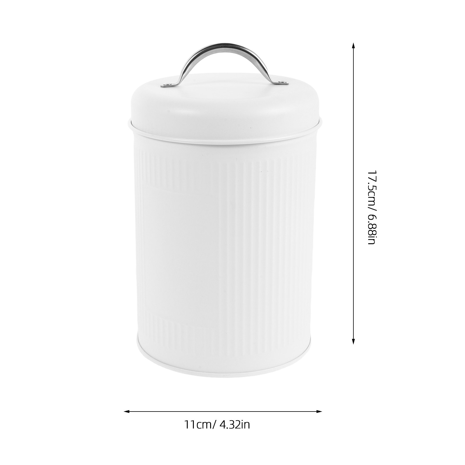 Tinplate Airtight Cookie Jar w - Kitchen Baking Canisters recension och pris