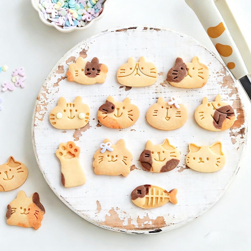 Cute Kitten DIY Stamp Cookie C - Kitchen Baking Utensil recension och pris