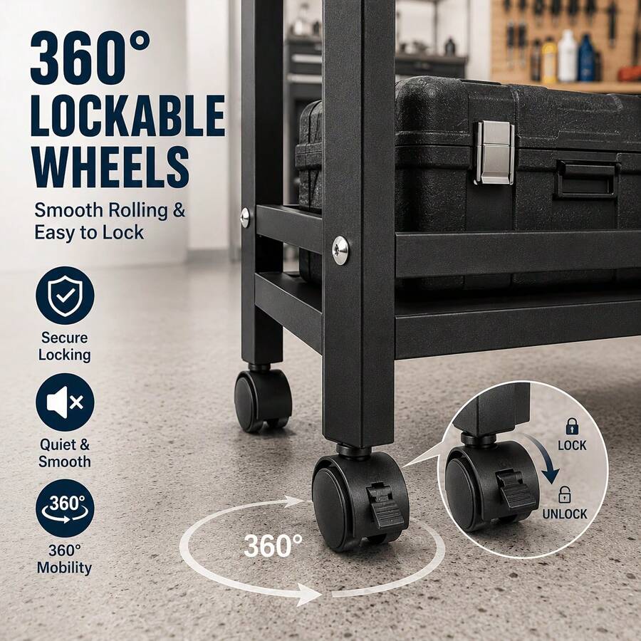 1pc Mobile Storage Rack, Adjus - Kitchen Zo recension och pris