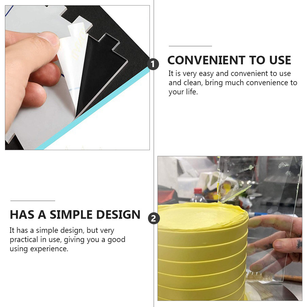 6Pcs Cake Scraper Kit Home Bak - Kitchen Baking Gifts recension och pris