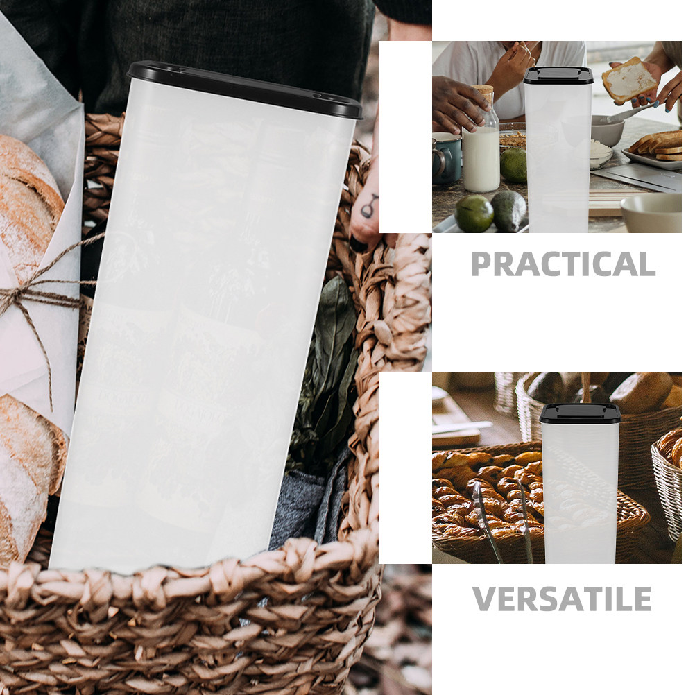2Pcs Bread Storage Container A - Kitchen Baking Pantry recension och pris