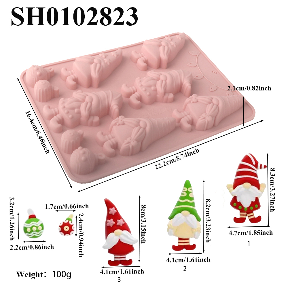 Christmas Element Silicone Cho - Kitchen Baking Gifts recension och pris