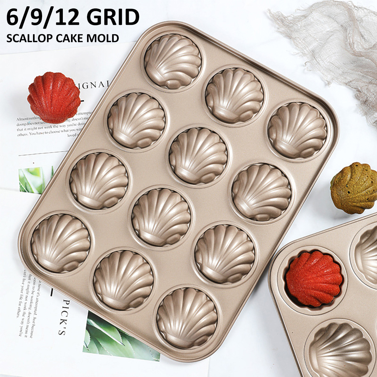 Madeleine Mold Shell Shape Bak - Kitchen Baking Ware recension och pris
