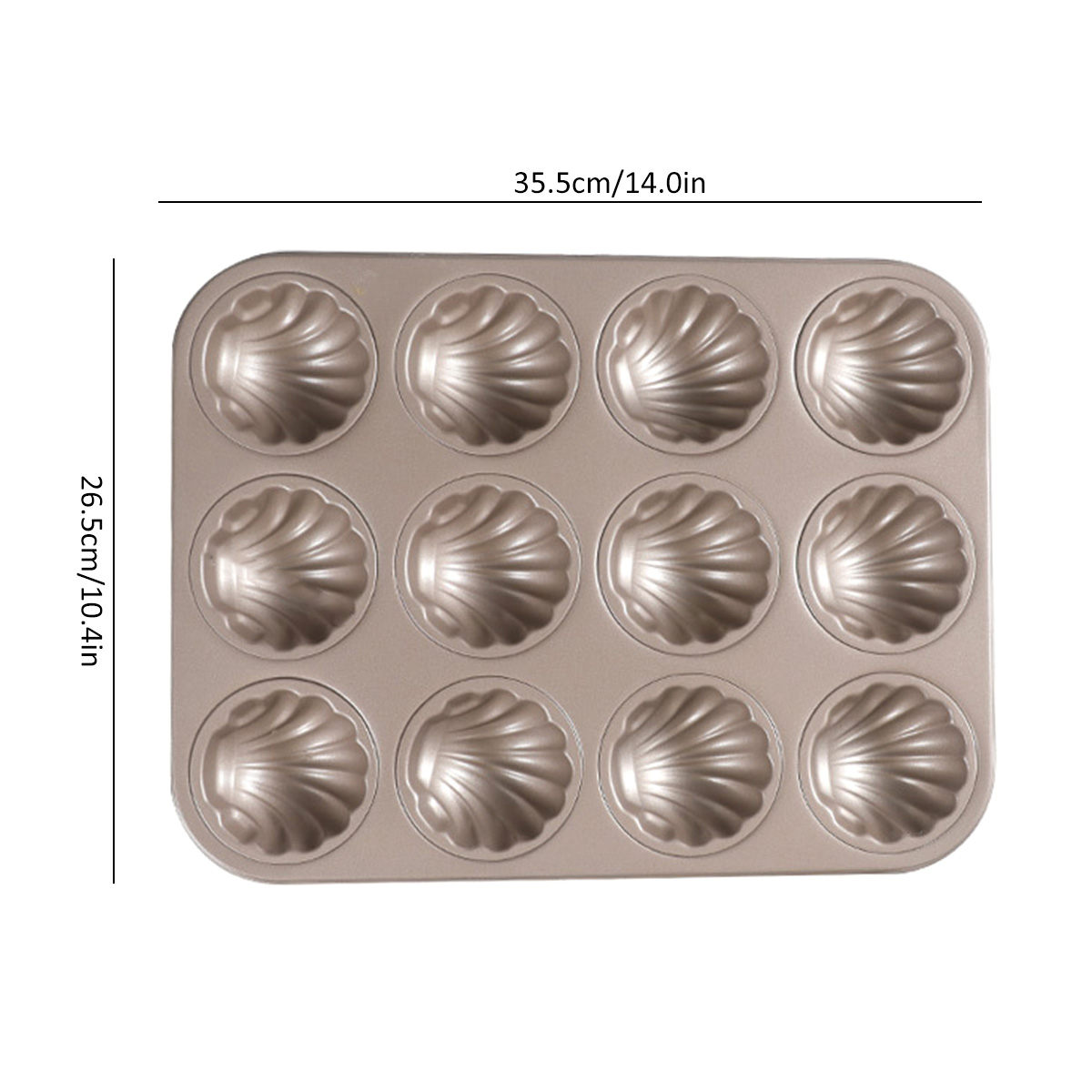 Madeleine Mold Shell Shape Bak - Kitchen Baking Ware recension och pris