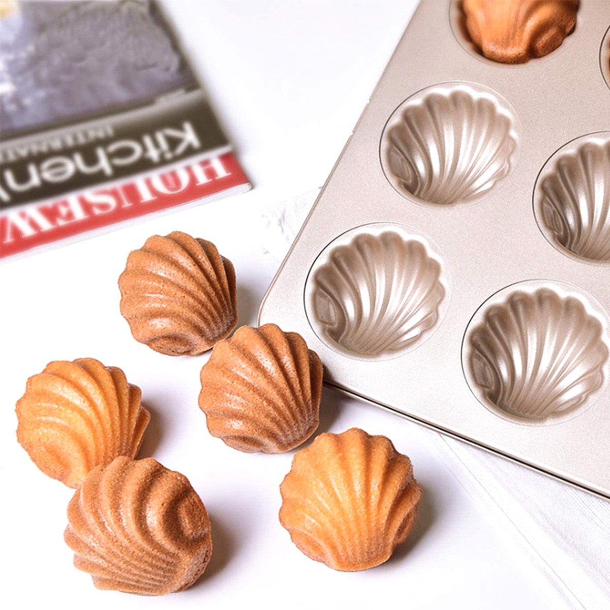 Madeleine Mold Shell Shape Bak - Kitchen Baking Ware recension och pris