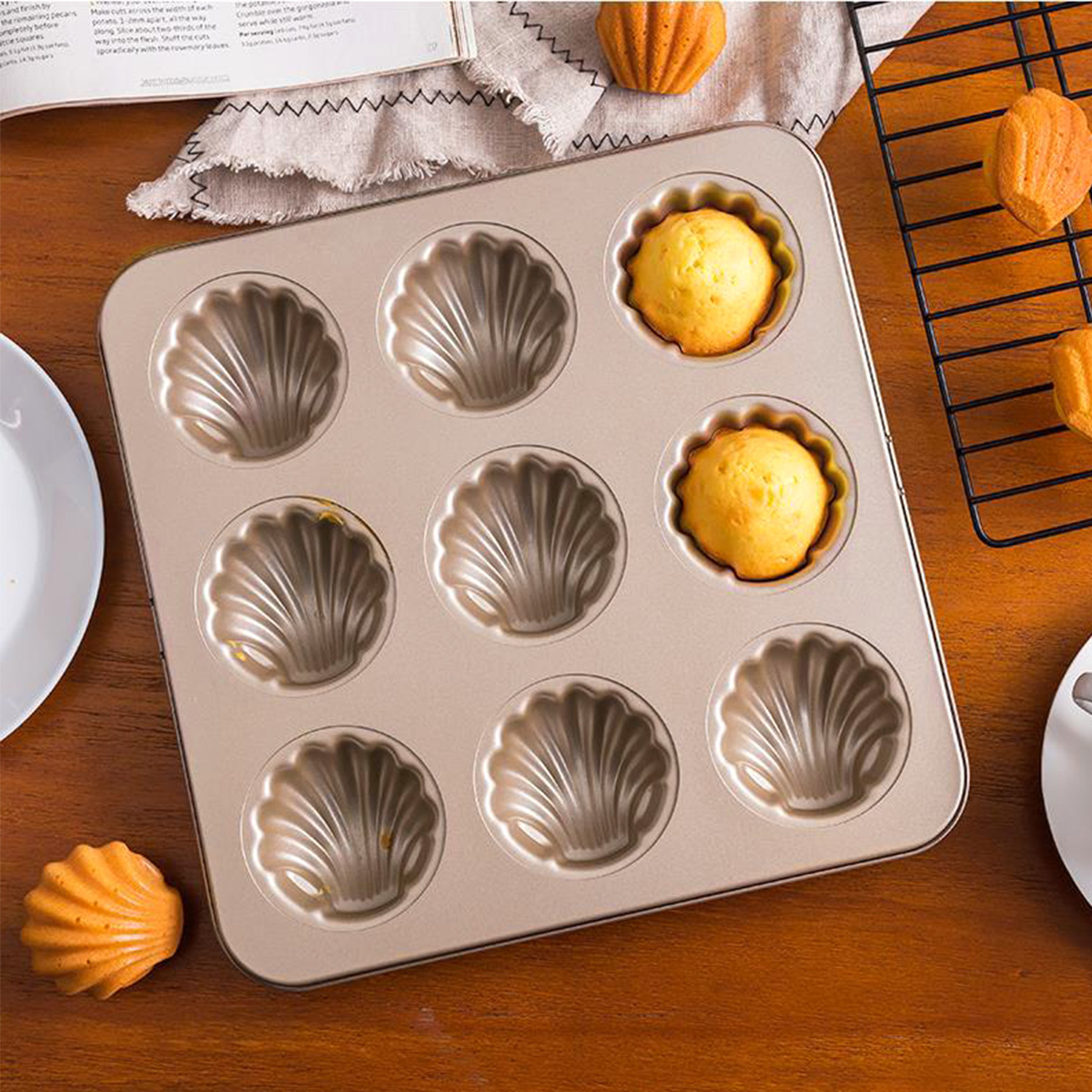 Madeleine Mold Shell Shape Bak - Kitchen Baking Ware recension och pris