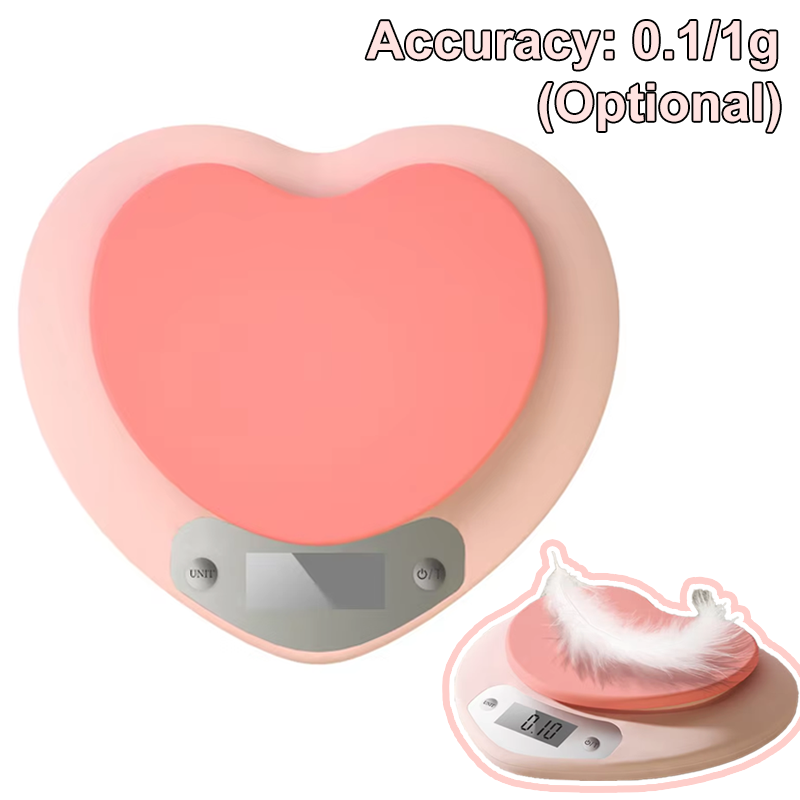 Digital Kitchen Scale Pink Hea - Kitchen Scale Precise recension och pris