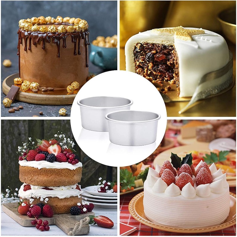 4 x 2 inch Round Cake Pan Set  - Kitchen Baking Ware recension och pris