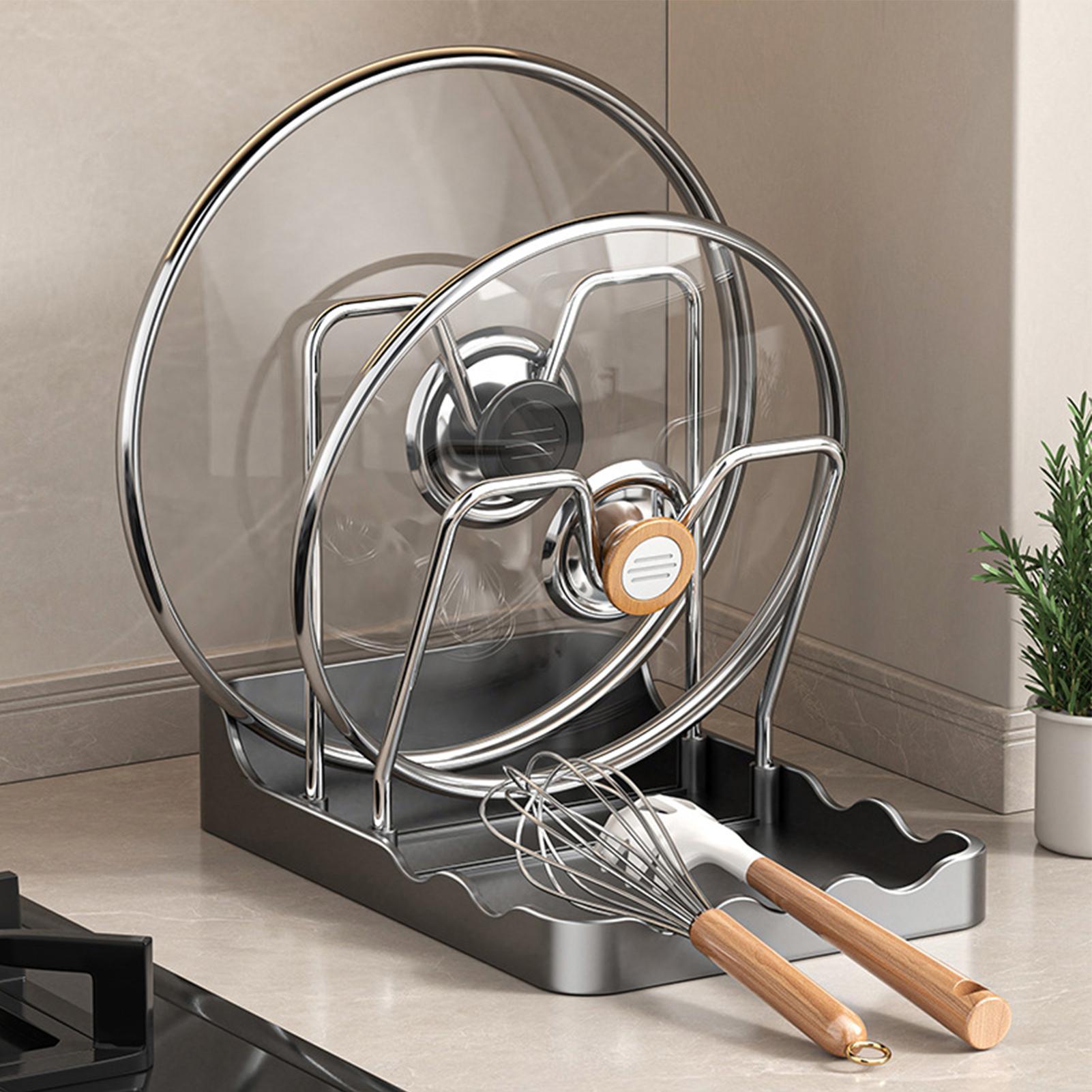 Pot Lid Organizer Vertical Spo - Kitchen Baking Pantry recension och pris